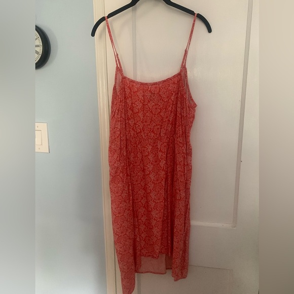 Old Navy Orange Shells Print Cami Dress Women's Size XL - Picture 3 of 13